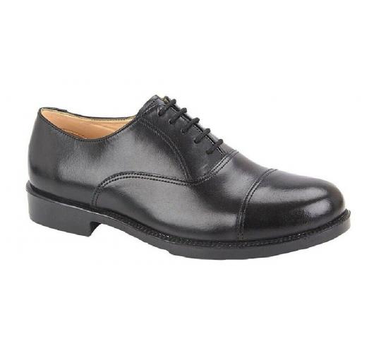 10 x Grafters M490A Men's Black Leather Oxford Formal Uniform Dress Shoes New Boxed Mixed Sizes