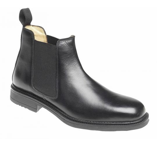 10 x Roamers Mens BLACK Leather Chelsea Boot M278A New Boxed Genuine Leather Shoes