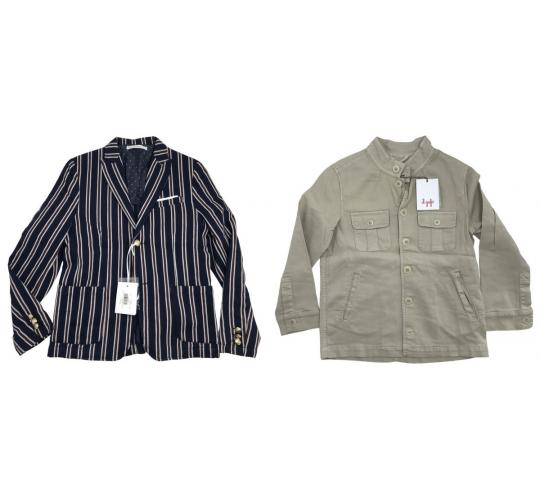 Joblot of 9 Boys Branded Jackets in 2 Styles - IL Gufo, Daniele Alessandrini