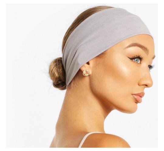 Stretchy Grey Headband