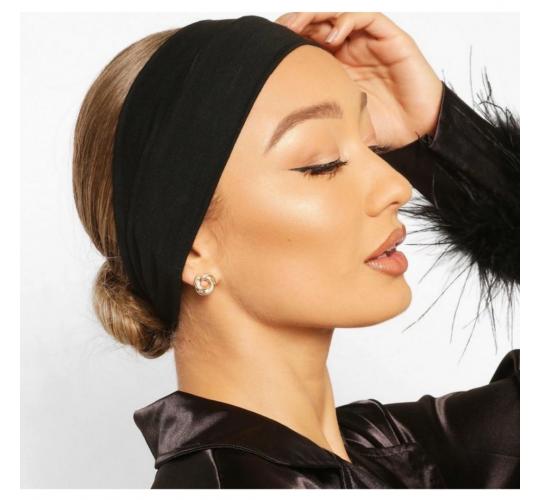 Stretchy Black Headband