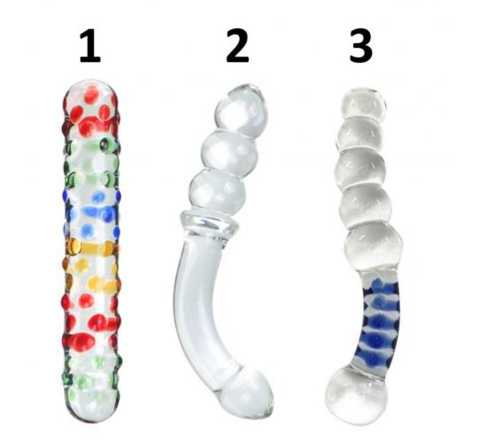 10pcs - Crystal G-spot Stimulation Glass Dildo Selections|GCAP159AP160AP161|UK seller