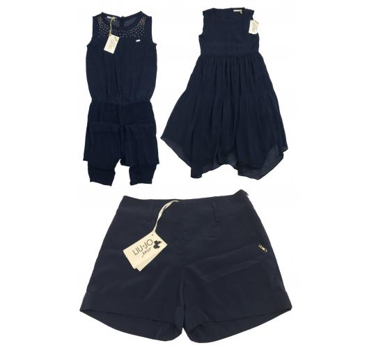 One Off Joblot of 11 Liu Jo Milano Girls Dresses, Jumpsuits & Shorts Navy