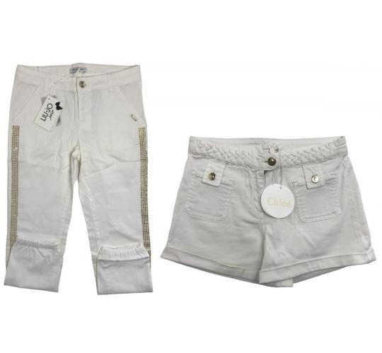One Off Joblot of 5 Liu Jo & Chloe Branded Girls Trousers & Shorts