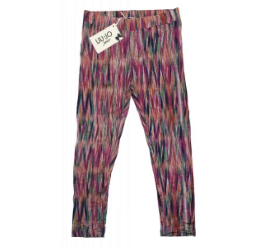 One Off Joblot of 5 Liu Jo Girls Multi-Colour Pattern Leggings Sizes 8-14