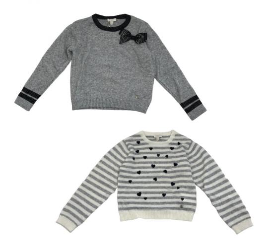 One Off Joblot of 4 Girl's Miss Grant Mixed Jumpers