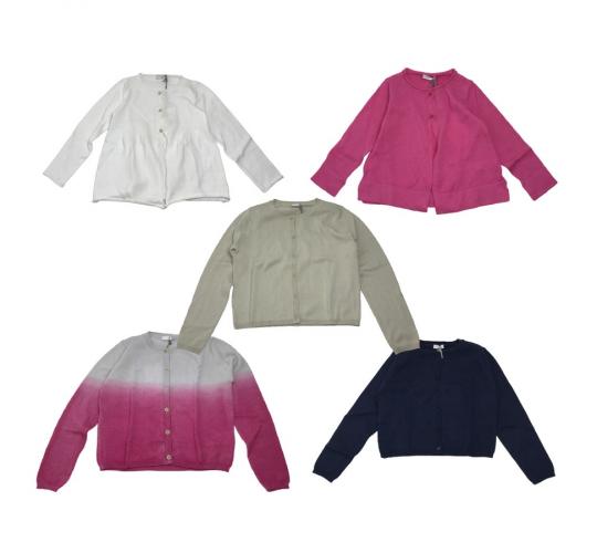 One Off Joblot of 29 Girl's Il Gufo Mixed Cardigans