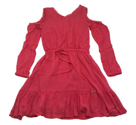 One Off Joblot of 7 Girl's Miss Blumarine Pink Off-Shoulder Dress
