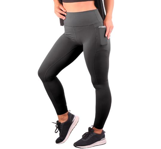 Womens High Waist Activewear Leggings & Zip Up Sleeveless Hoodie - Plus & Regular Sizes