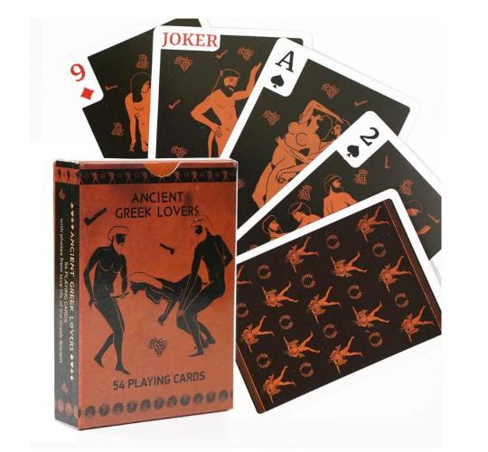 10pcs - Erotic Scenes Ancient Greek Lovers Sex Positions Adult Playing Cards|GCAP179|UK seller
