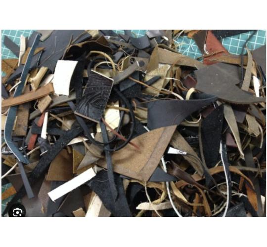 40ft container leather scrap