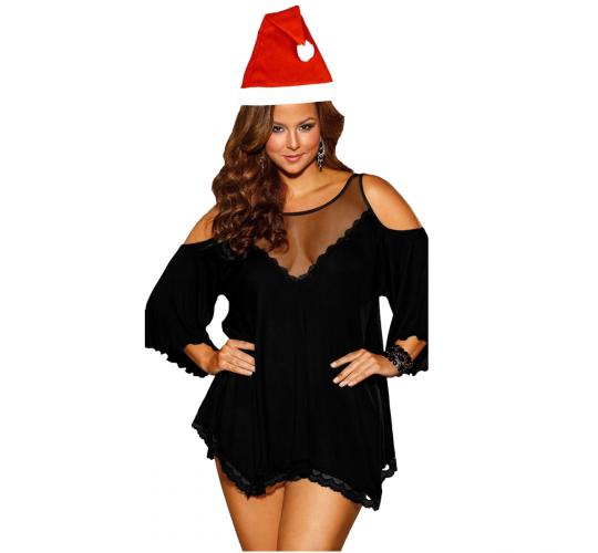 10 Sets- Flamenco Babydoll Dress + Xmas Hat -3pc Each Set|GCL039+Xmas Hat|UK seller