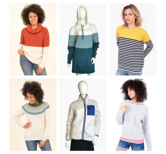 One Off Joblot of 11 Brakeburn Ladies Mixed Jumpers, Hoodies & Jackets