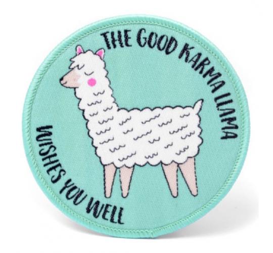 Wholesale Joblot of 100 Karma Llama Embroidered Iron-On Patch