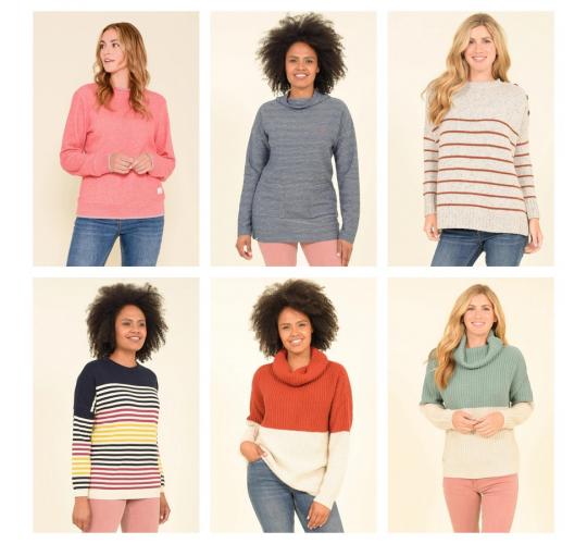 Wholesale Job Lot of 10 Women's Brakeburn Mixed Knitwear - Great Variety!