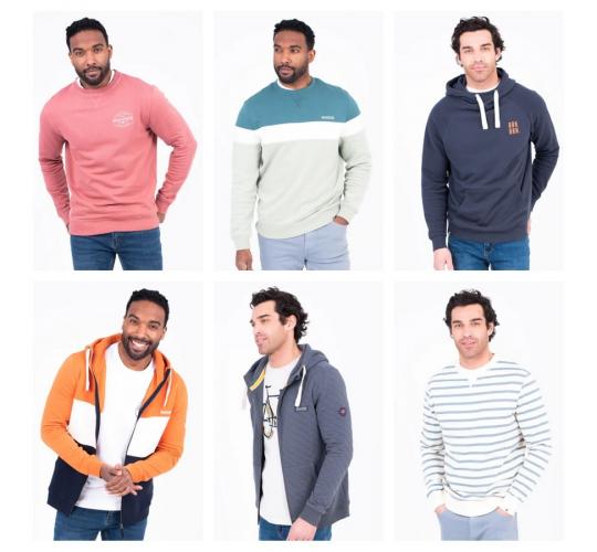 Wholesale Joblot of 10 Men's Brakeburn Mixed Knitwear - Huge Variety!