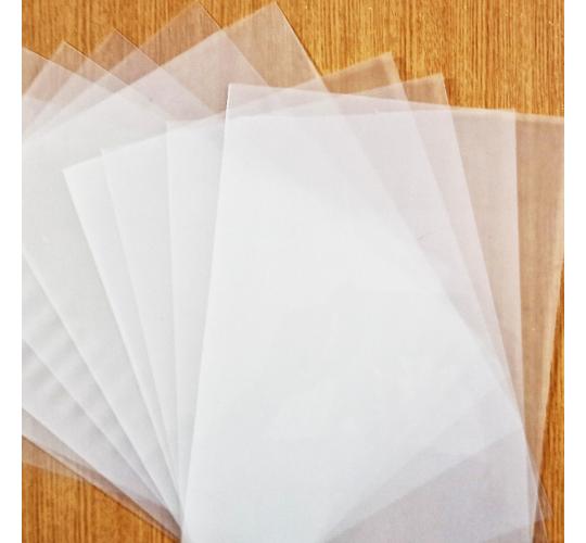 A4 Cloudy Plastic sheets (10-pack)