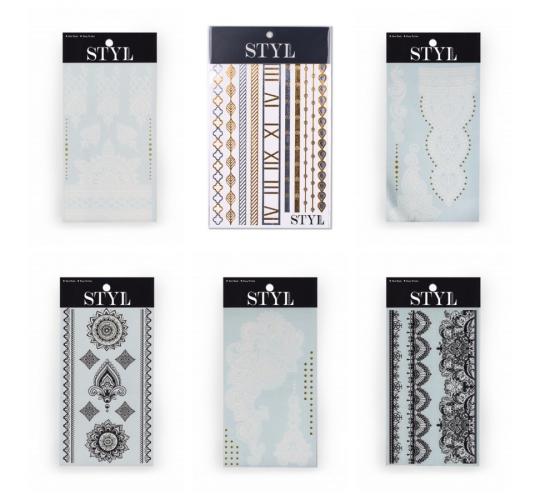 Wholesale Joblot of 50 STYLondon Mixed Temporary Tattoo Sheets
