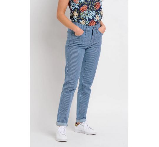 One Off Joblot of 6 Ladies Brakeburn Ticking Stripe Trousers