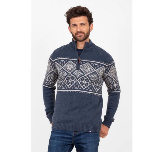 One Off Joblot of 5 Men's Brakeburn Fairisle Quarter Zip