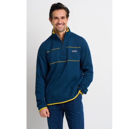 One Off Joblot of 11 Brakeburn Mens Navy Quarter Zip Sweat (S-XXL)