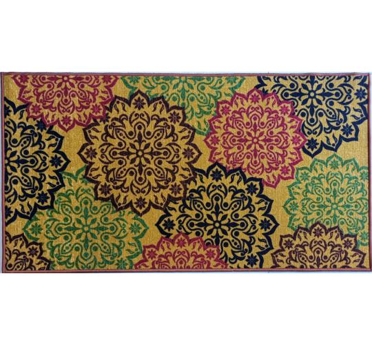 Golden Decor Non Slip Polyester Area Rugs / Carpet for any floor types - 150 x 80 cms