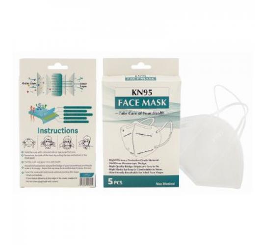 KN95 Folding Face Masks Pack X 100