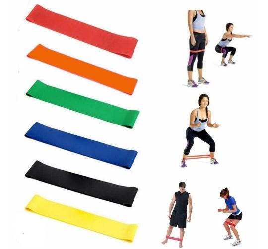 6pc fitness resistance bands 20 packs 