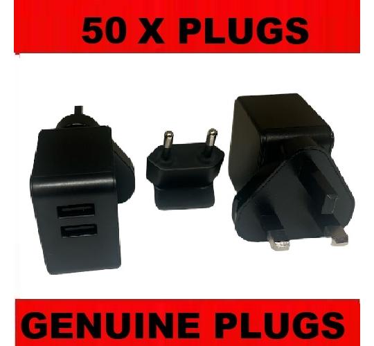 50 X USB Charger Adapter BULK lot wholesale  for Samsung huawei iPhone etc 