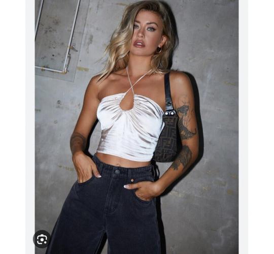 WHOLESALE JOBLOT of 13 MOTEL Rocks Haltri Tops in Ivory BNWT (ws613)