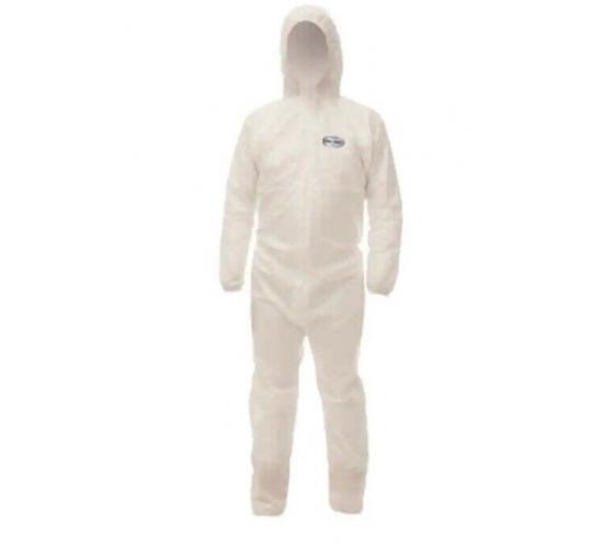 WHOLESALE JOBLOT of 10 x Kleenguard White Disposable Coveralls XL (ws624)