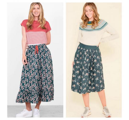 One Off Joblot of 5 Ladies Brakeburn Mixed Skirts - Cherry & Autumn Breeze