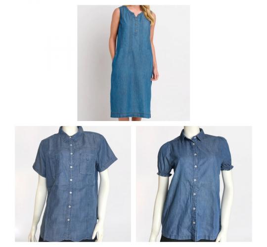 One Off Joblot of 3 Ladies Brakeburn Mixed Denim Dresses & Shirts