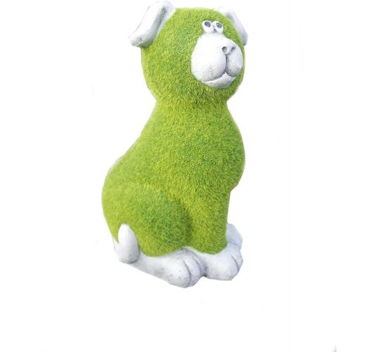 Stone Dog Resin Garden Ornament x4