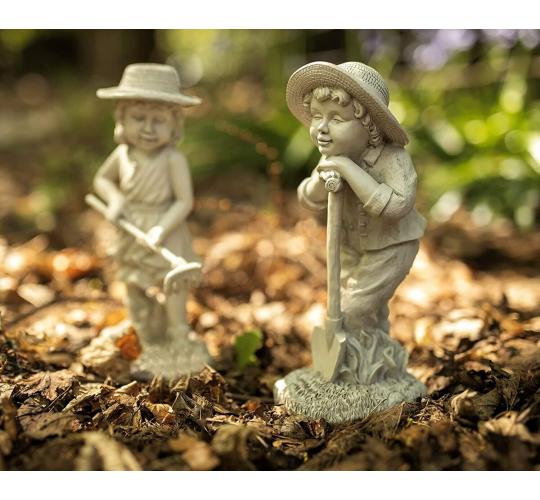 Garden Kid's Ornament Set x 6