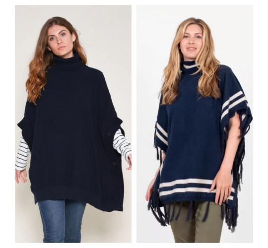 One Off Joblot of 2 Ladies Brakeburn Mixed Ponchos