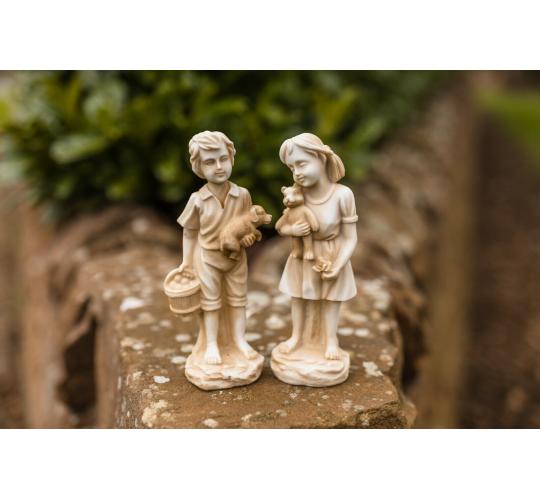 Boy & Girl Kids Garden Ornament  x 8