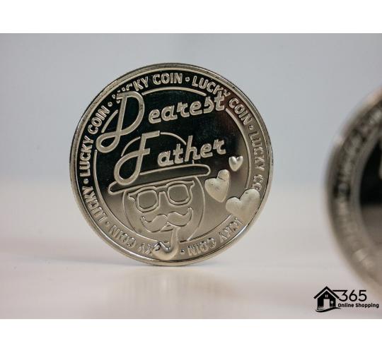Engraved Lucky Coin Fathers Gift x 50	