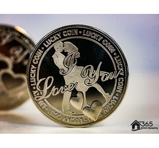 Engraved Lucky Coin 'I Love You' Gift x 50