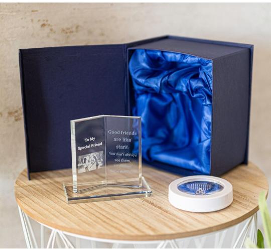 Special Friend Glass Plaque Keepsake x 12