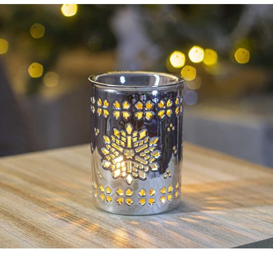 Silver Oil Burner Wax Warmer x 16