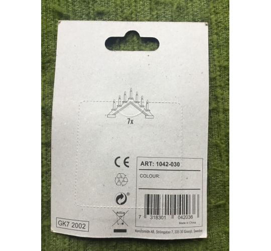 3pc Konst Smide Replacement Candle Bridge Bulbs x 40