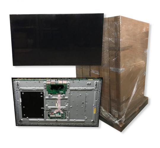 Pallet of 10 Samsung Refurbished 55" Q700T QLED 8K Replacement TV Panels