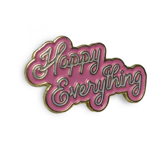 Wholesale Joblot of 50 Lapel Yeah 'Happy Everything' Pin Badge