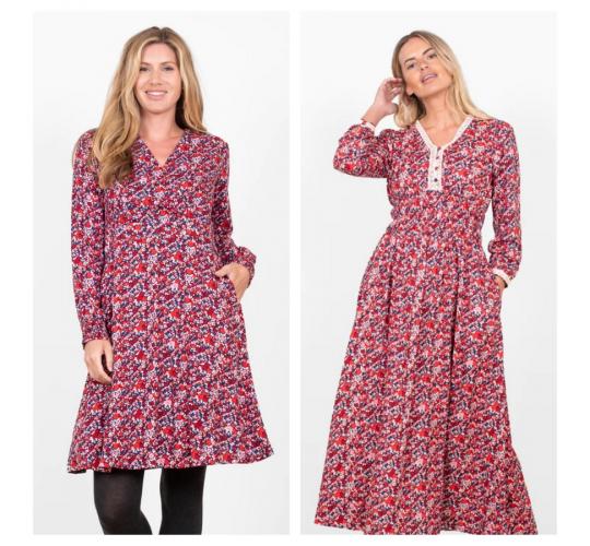 One Off Joblot of 14 Ladies Brakeburn Mixed Berry Floral Dresses