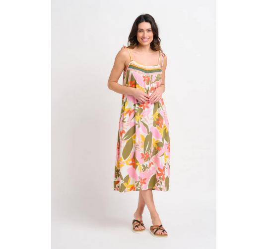 One Off Joblot of 9 Ladies Brakeburn Tropical Palm Strappy Dress