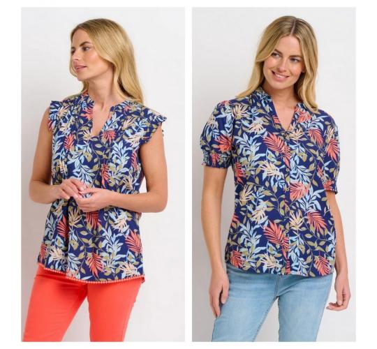 One Off Joblot of 12 Ladies Brakeburn Mixed Trailing Tropics Blouses