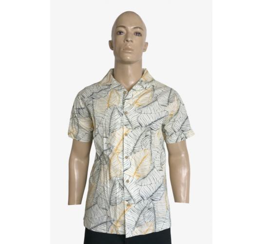 One Off Joblot of 5 Men's Brakeburn Tropical Leaf Shirt