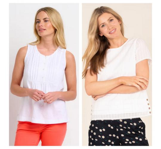 One Off Joblot of 8 Ladies Brakeburn Mixed Effie Vest & Lace Trim Top