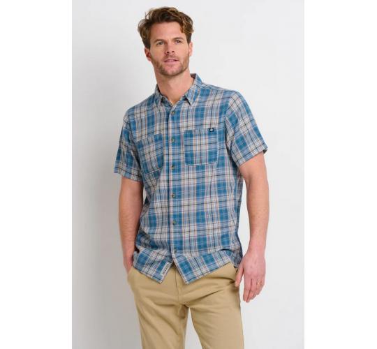 One Off Job Lot of 10 Men's Brakeburn Blue Checked Shirt (S-XXL)